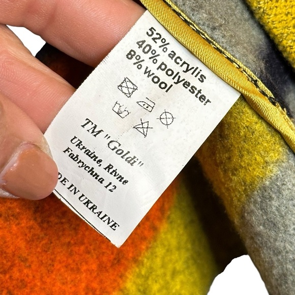 GOLDI Multi Color, Long Sleeve, Jacket Coat sz XS - Picture 12 of 16